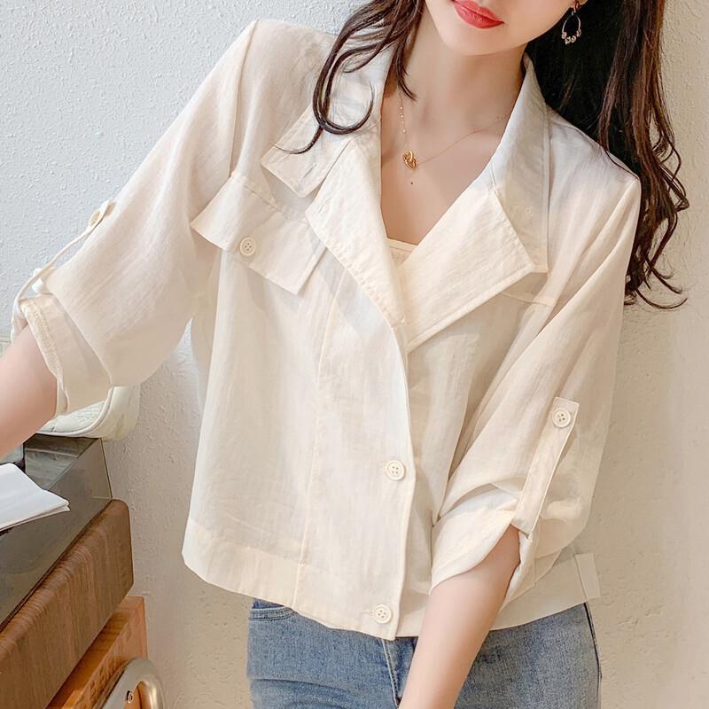 Mokaana Women s Lightweight Long-Sleeve Blazer S