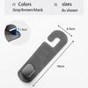 Hidden Car Back Seat Hook Headrest Suede Leather Soft Hanging Hook 20kg Load-Bearing Wear-Resistant Rear Row Storage Hanger