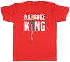 Karaoke King Mens Tshirt Music SingerMusician Microphone Tshirt Loose Casual Unisex Streetwear Shirt