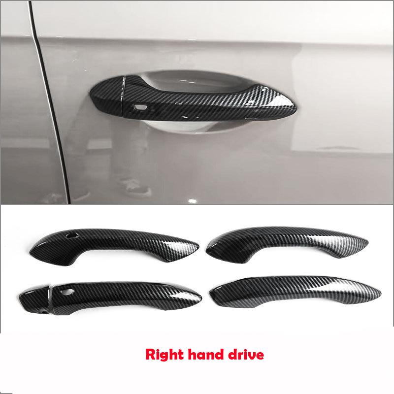 LHD RHD For MG S5/ES5 2025 2026 ABS carbon fiber Car Door Pull Door knob Catch Door Handle Bowl Cap Decoration Cover Accsesories