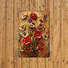 Creative Daisy Retro Metal Tin Sign, Interesting Plant and Flower Wall Art Decoration, Forest Garden Wall Retro Decoration