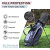 Golf Bag Rain Cover Hood Waterproofs Golf Bag Hood Cover Dustproof Golf Bag Protector for Tours Bags/Carry Cart/Stand Bags