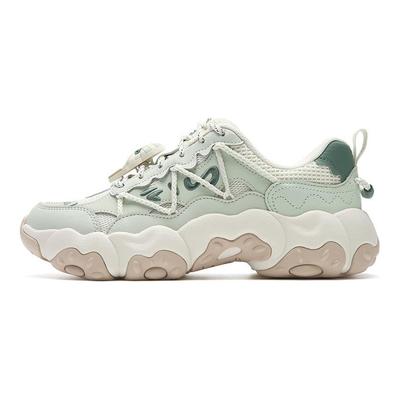 FLUID 6 Cushioning Abrasion Resistant Coverage Lightweight Low Top Chunky Sneakers Women's Freshwater Green F12W612137FDA