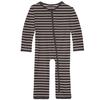 KICKEE Unisex Printed Coverall Romper with Long Newborn Baby Front Opening Size Boys' 2-Way Zipper, Sleeves, Kids' Loungewear/Sleepwear, (Midnight