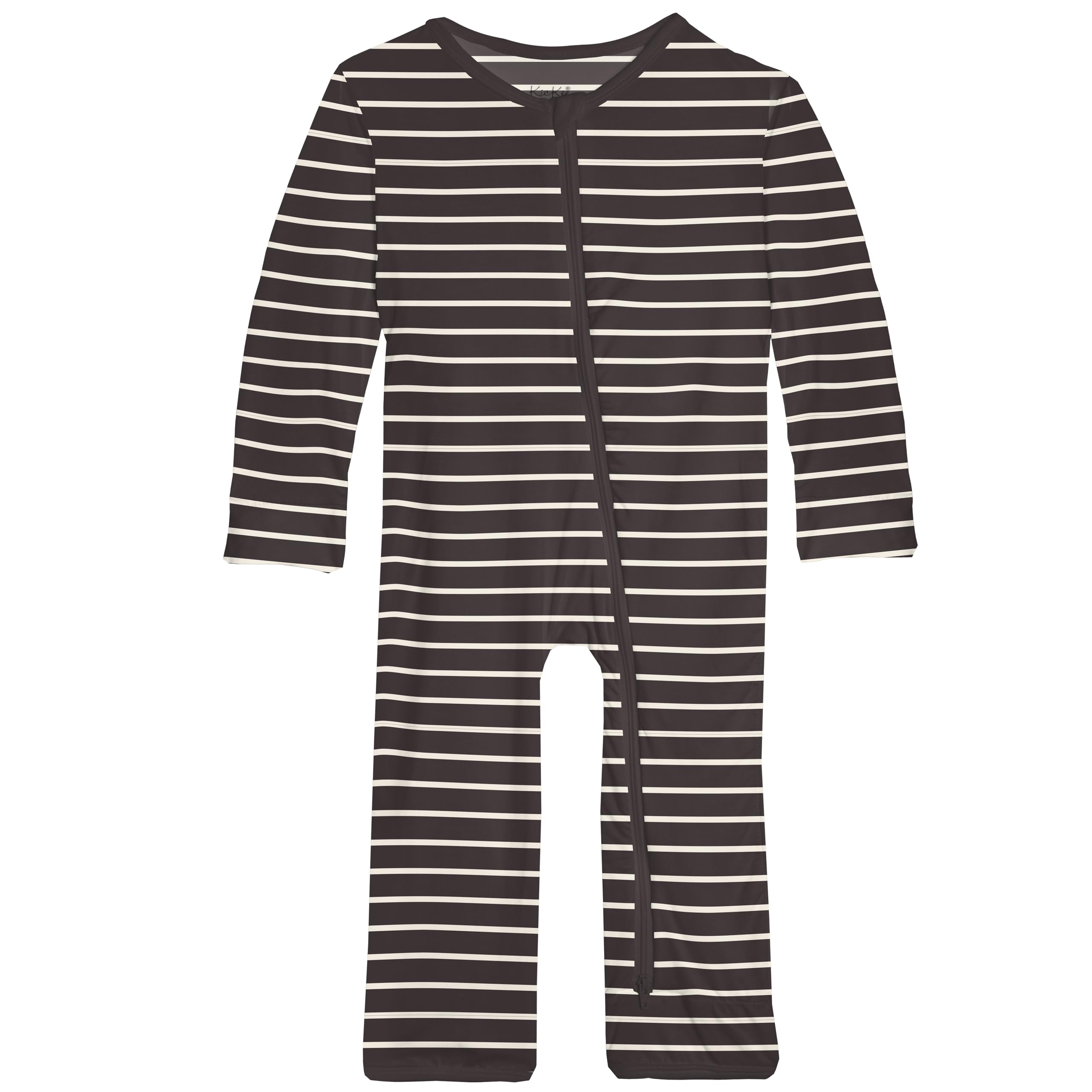 

KICKEE Unisex Printed Coverall Romper with Long Newborn Baby Front Opening Size Boys 2-Way Zipper, Sleeves, Kids Loungewear/Sleepwear, (Midnight