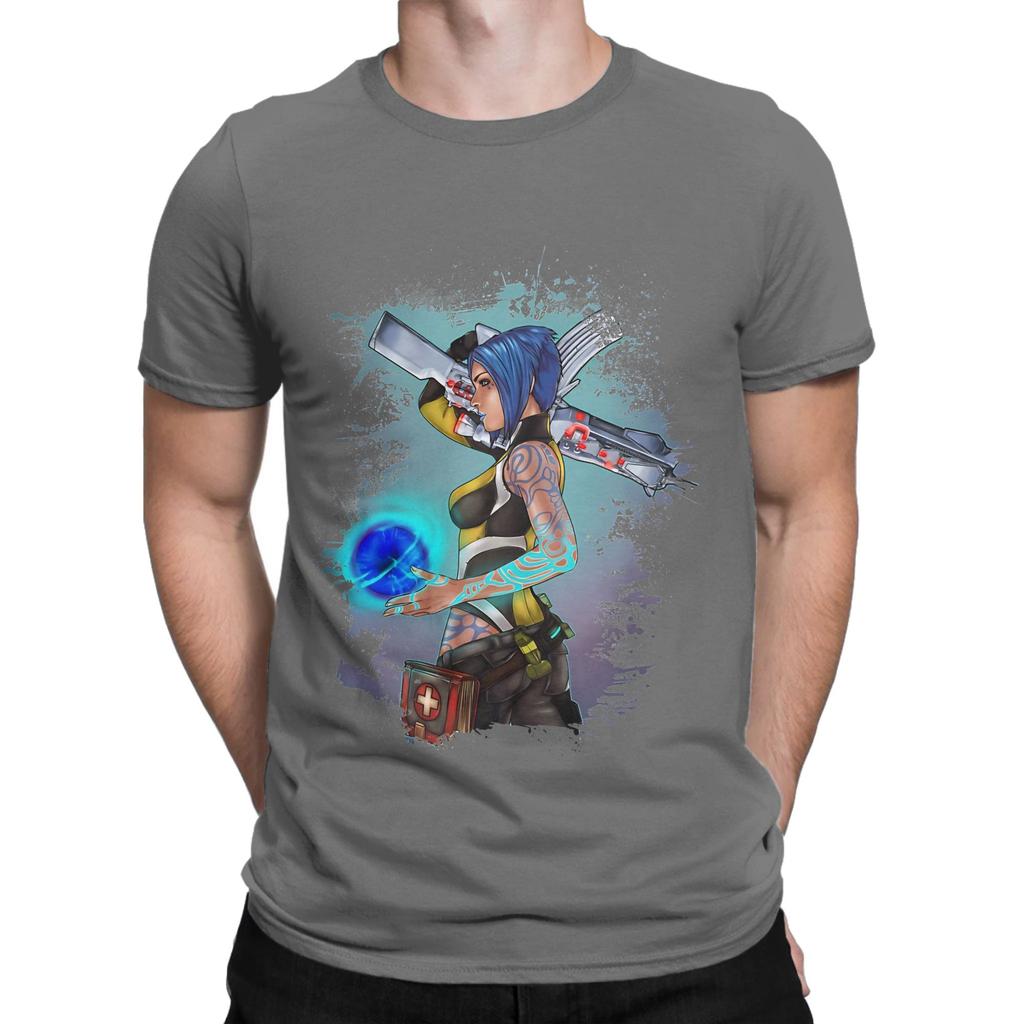 bBorderlands the Siren Splatter Tee Graphic 100 Cotton TShirt bBorderlands Tops Tees For Unisex
