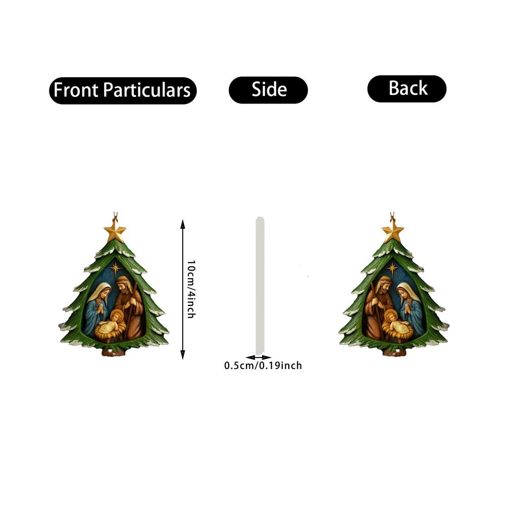 Nativity Christmas Tree Ornament