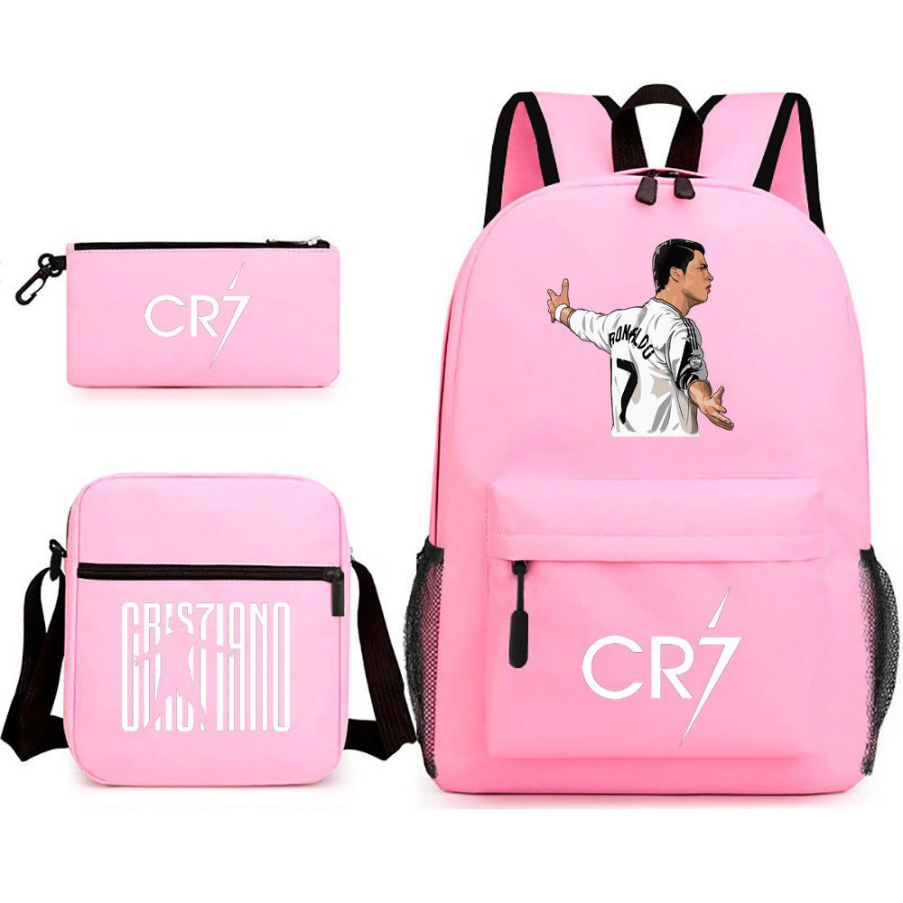 Stitc Cartoon Full Print Backpack Student Bag Pencil Case Two-Piece Set Children'S Backpack