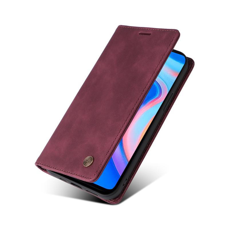 Wallet Flip Case On For Huawei Honor 9X Global 10 Honor10 Lite Honor9X Cover Suction Cup Leather Stand Phone Protective Bags