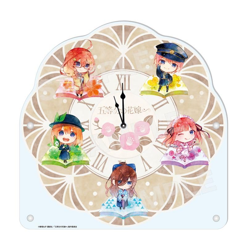 The Quintessential Quintuplets Character Art Acrylic Clock Collection Romantic [Taisho ver.]