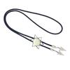 Vintage Western Cowboy Bolo Tie Hexagram Stone Necktie Punk Lariat Necklace Costume Accessory Bolo Tie Western