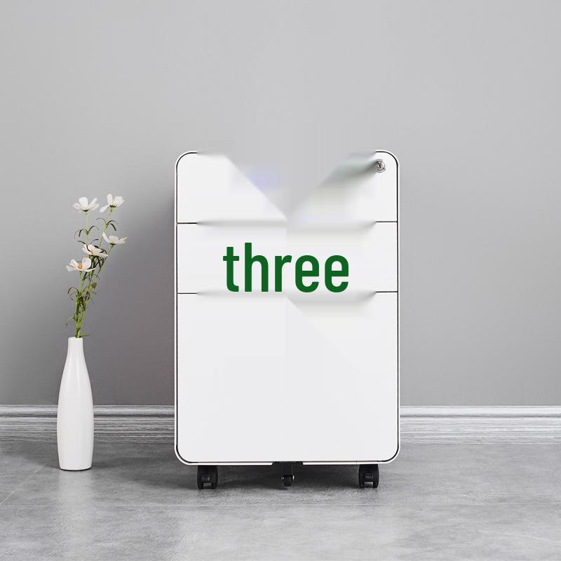 Mobile Metal Filing Cabinet with Lock - Under Desk Office Storage Drawer