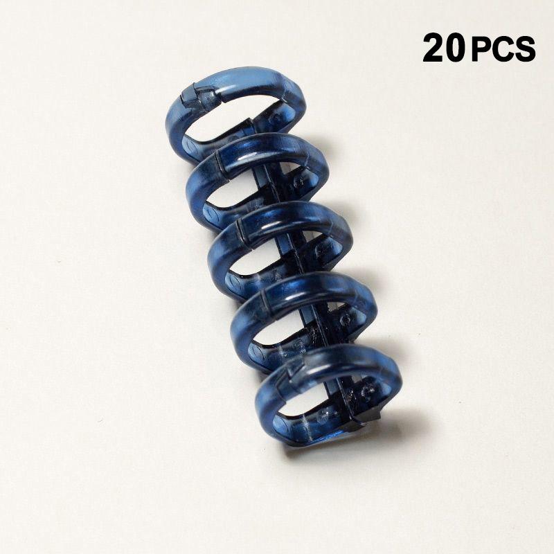 20 Stück Binder Schnalle Loseblatt Buch Zubehör Bindering Schnalle 5 Löcher Nicht Unbequem Selbstgemacht DIY Locher Loseblatt