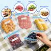 10/30Pcs Food Vacuum Bags 3 Size Reusable Vacuum Seal Bags Clear Vacuum Zipper Sealer Food Storage Bag for Vegetables Fruit Meat