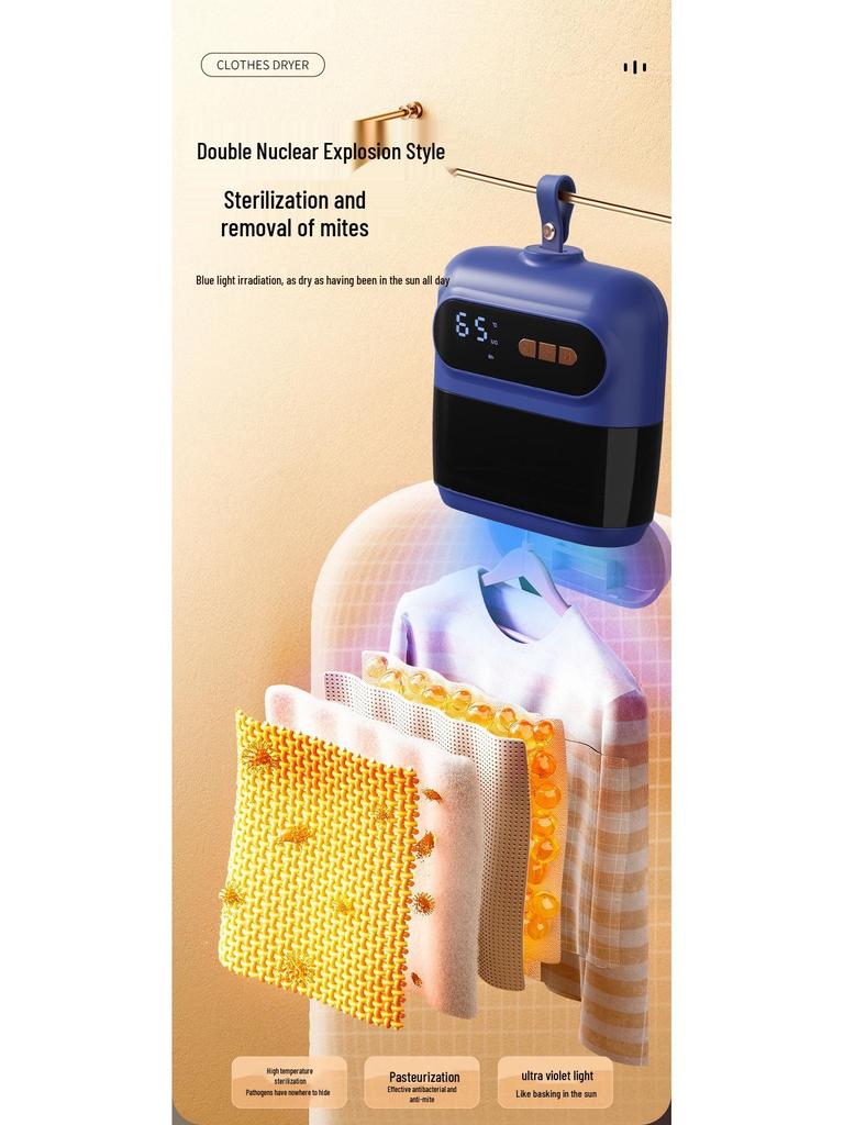 Portable Foldable Air Dryer for Travel or Home Use