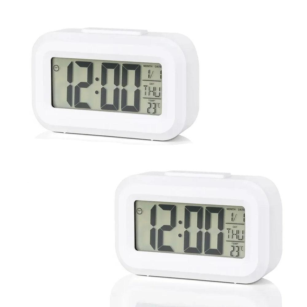 LED Digital Alarm Clock Backlight Snooze Data Time Calendar Desk Multifunction Electronic Backlight Table Clock