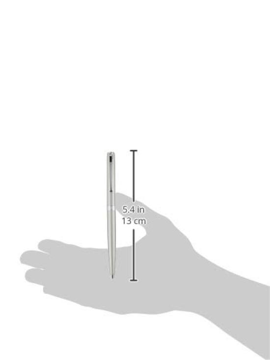 SHEAFFER Ballpoint Pen Sagaris Metallic Silver N2947751 Genuine Imported Product Oil-Based