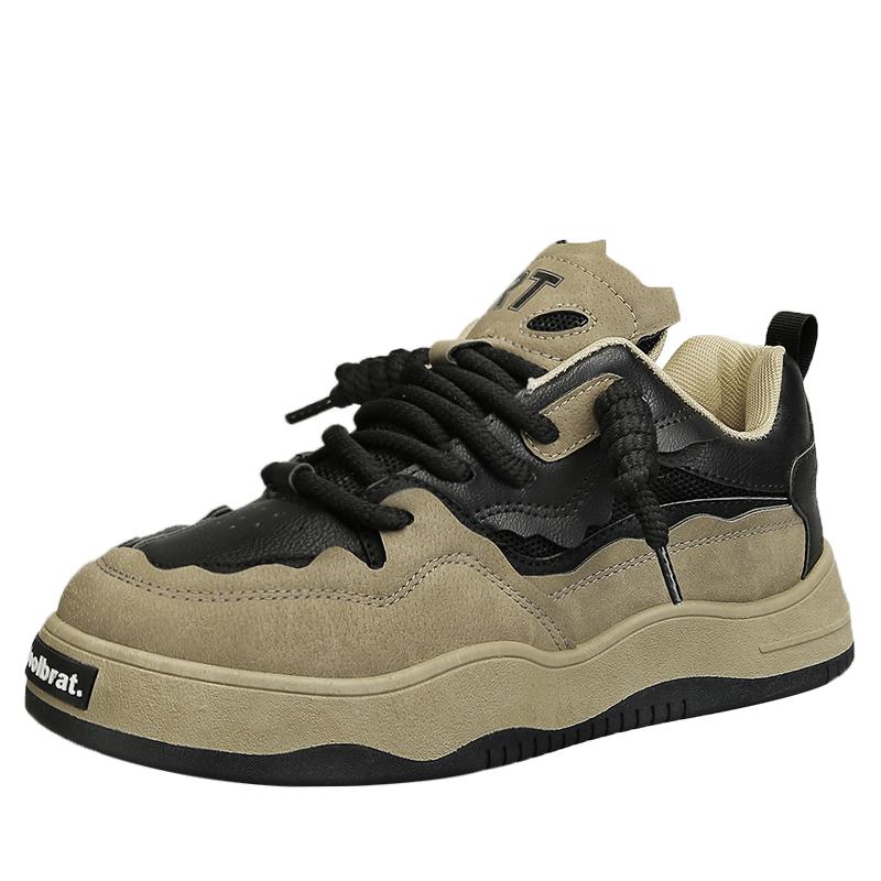 

Новая модная мужская спортивная обувь Персонализированная вулканизированная обувьМужская повседневная мода Удобная и универсальная повседневная обувь Размер 39-44 44 черный коричневый