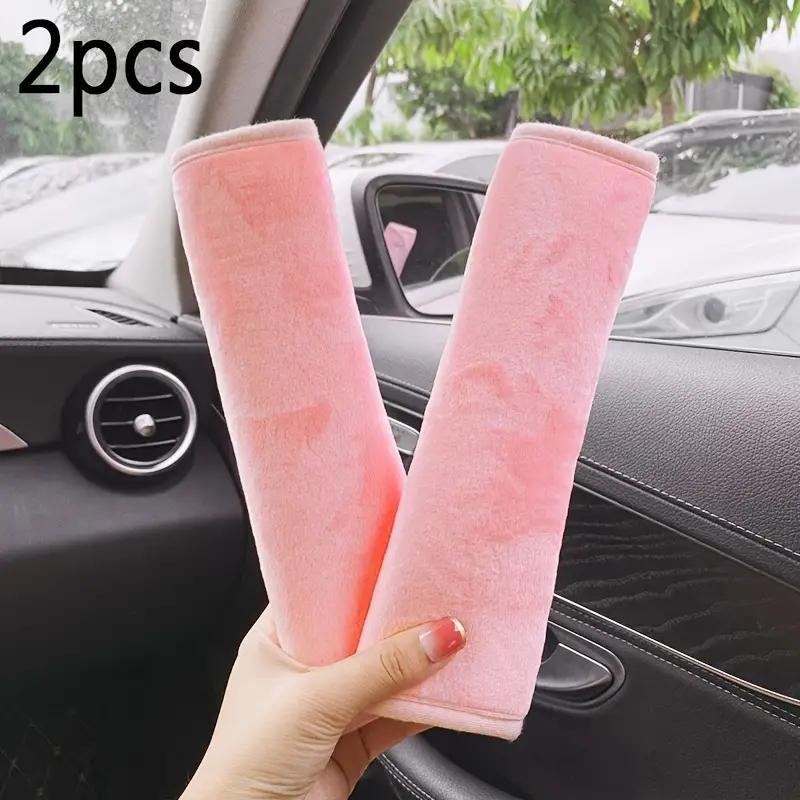 2PCS Plush Seat Belt Shoulder Protectors, Car Seat Belt Protectors Are Soft and Comfortable