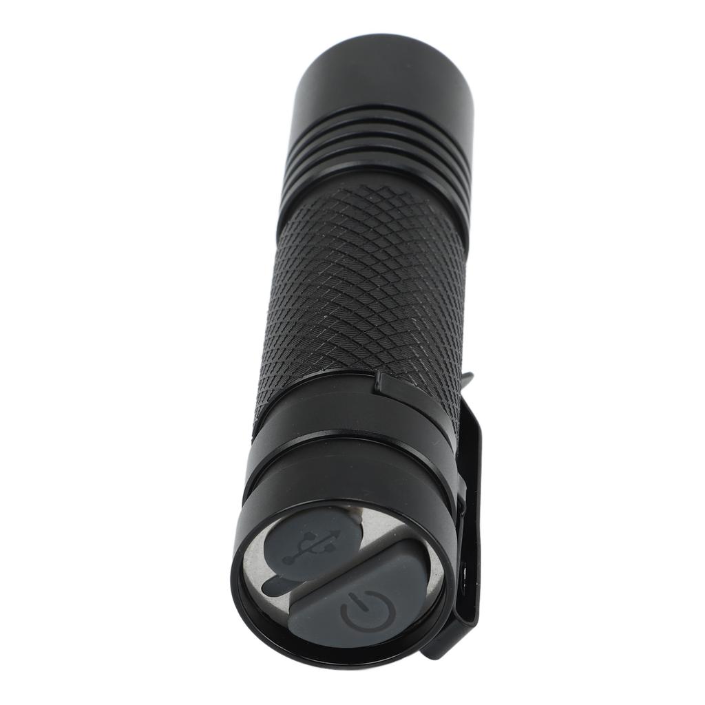 Portable Flashlight High Brightness Type C Rechargeable Multifunctional Pocket Size Torch Light for Camping