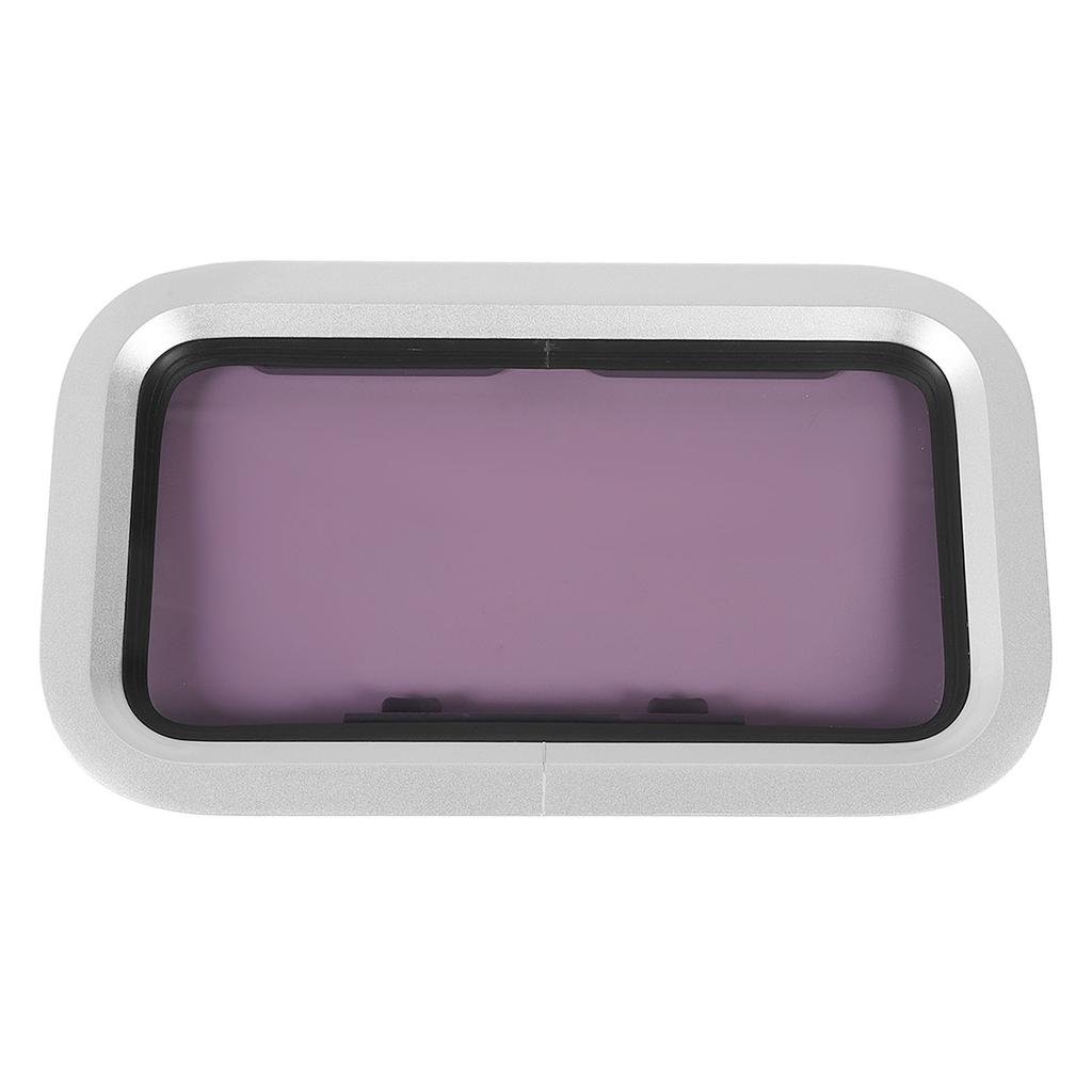 347x251mm Marine Portlight Window Rectangle Internal Opening Skylight Ventilation Hatch Window for Yacht Ship RV