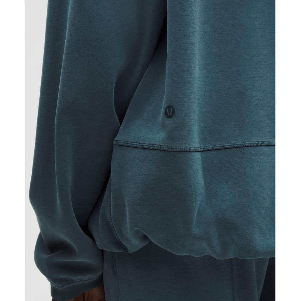 Lululemon Softstreme Full Zip Hoodie  Long Indochine Blue