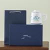 Chaxun White Porcelain Tea Infuser Mug