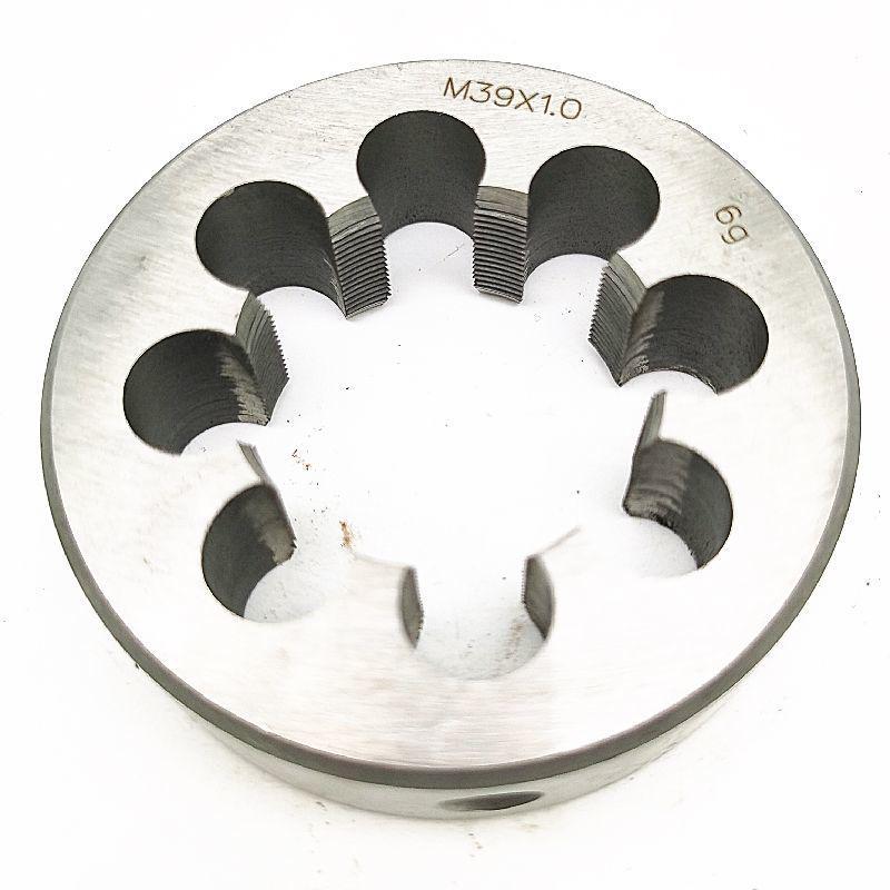 Round Die Set: M37 to M42 with X4.5, 4, 3, 2, 1.5, and 1.25 Right/Left Hand Reverse Threads