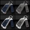 2026 Hot For VW VOLKSWAGEN Zinc Alloy Leather Car Smart Remote Key Fob Case Cover Protector Shell For VW Volkswagen Golf 8 MK8 L