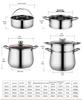Thickened Stainless Steel Stockpot - Large Capacity for Braising, Boiling, and Steaming On Induction Cookers and Gas Stoves