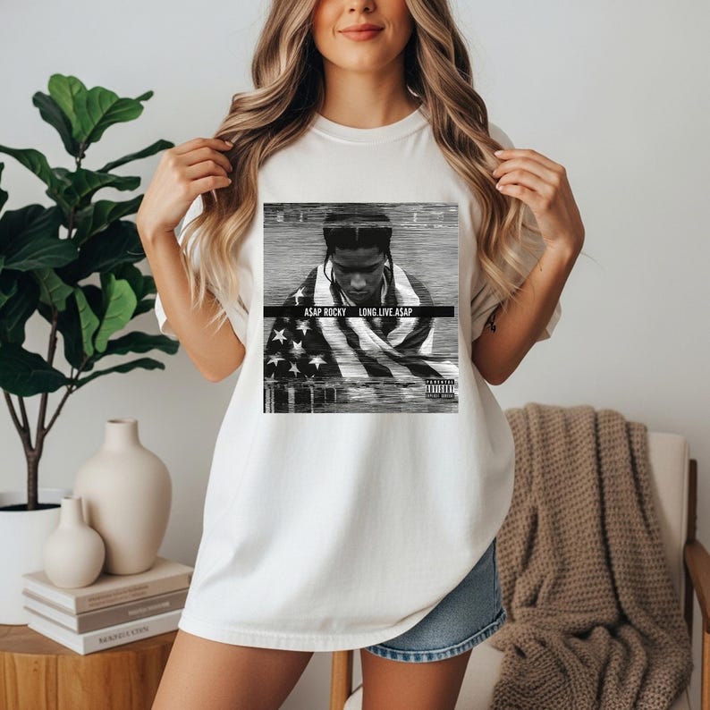 2026 Summer Fashion Trendy Tee ASAP Rocky Album Artwork T-shirt, Graphic Hip Hop Tour Tee, Vintage Rap Artist Shirt, Unisex  Music Lover Gift