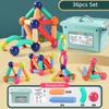 Creative Magnetic Building Sticks Set Educational Learning Toys for Kids 3D Puzzles Blocks Intelligence New STEM Building Toys Christmas Gift