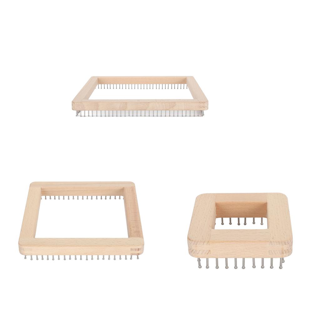 Holzstricken Professionelles handgefertigtes Strickbrett zum Weben von Mützen, Schals und Schals für Kinder