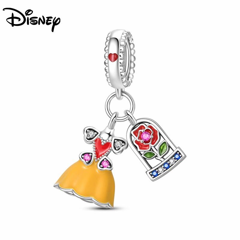 925 Silver New Pendant Stitch Charms Beads Fit 3mm Bracelet Necklace Women DIY Fine Festival Jewelry Gift