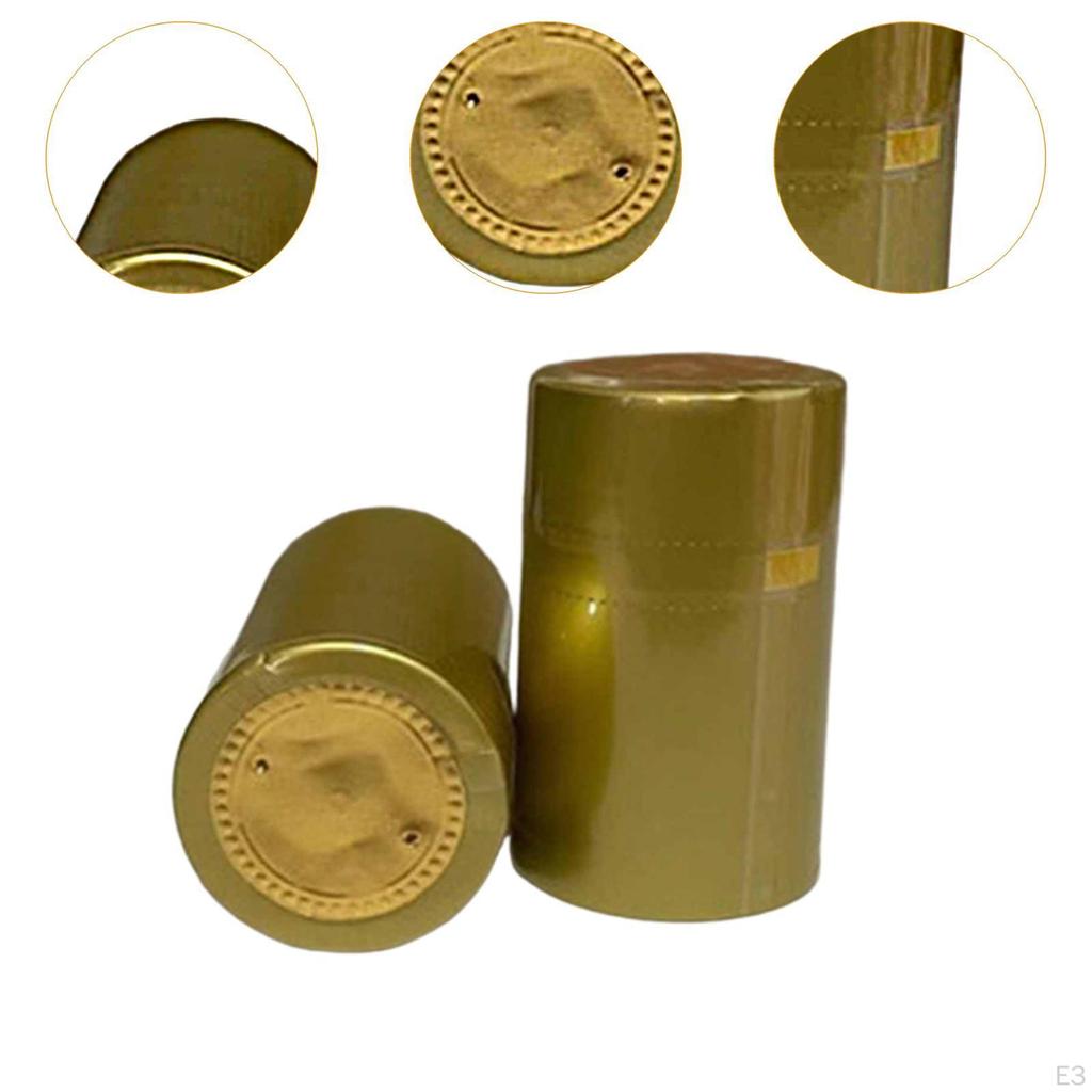 100 Bottle , Protector Sleeves, DIY Accessories, Shrink Wraps for Crafting