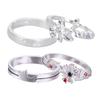 2 PCS Anime Couple Rings Adjustable Rings Anime Finger Rings Alloy Material Grandmaster Demonic Cultivation Set for Fans