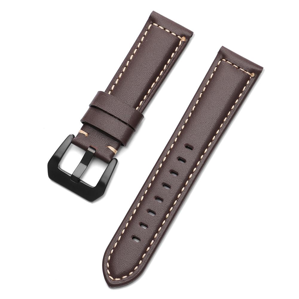 18mm 20mm 22mm 24mm Genuine Leather Watch Band Business High Quality Cowhide Stiching Strap Men Women Sport Bracelet Watchband
