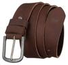 Wide Leather Belt PTN PS-04-90-3491 D.Brown