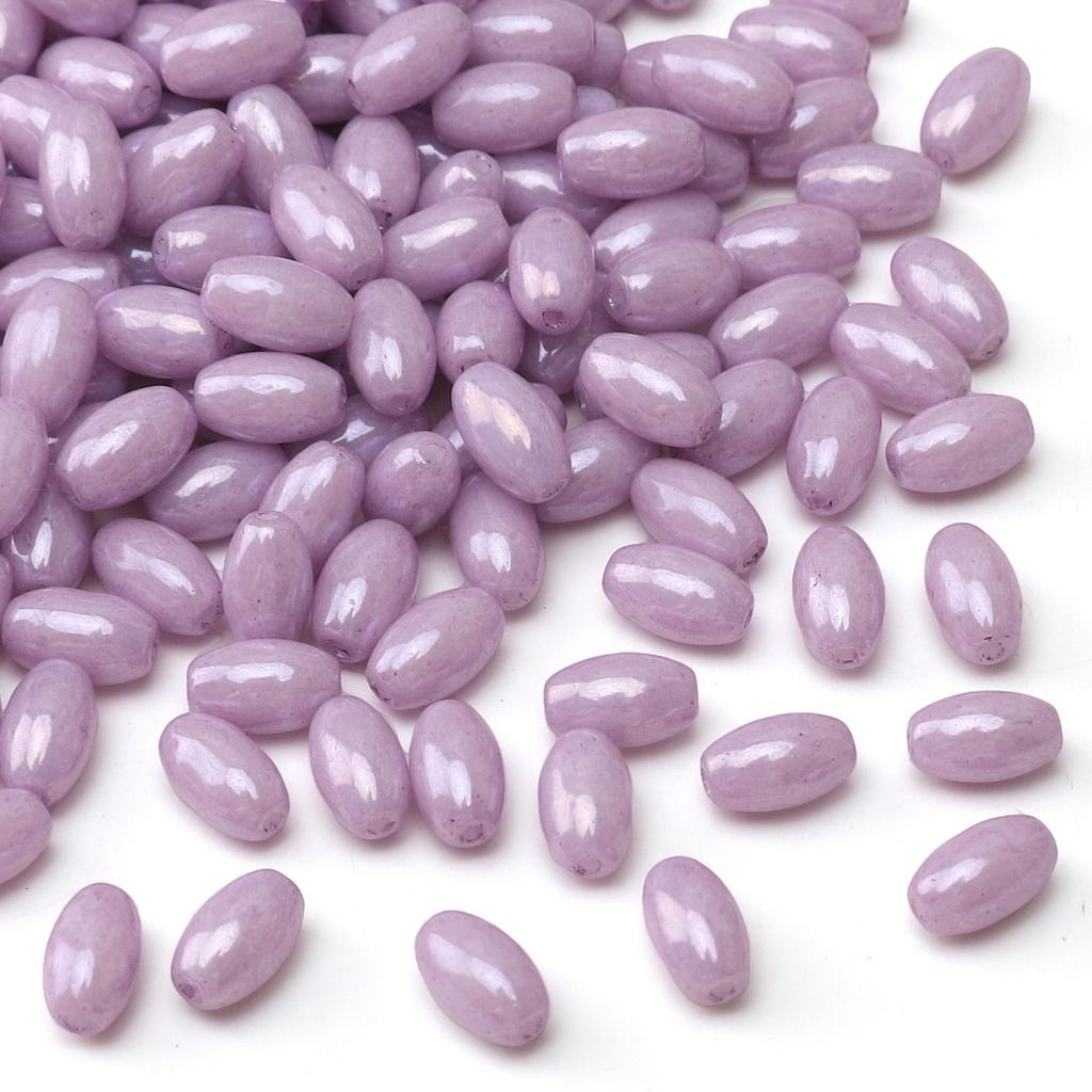 Domestic Glass Solid Color Cream Baked Paint Seed Beads for DIY 52 Pcs