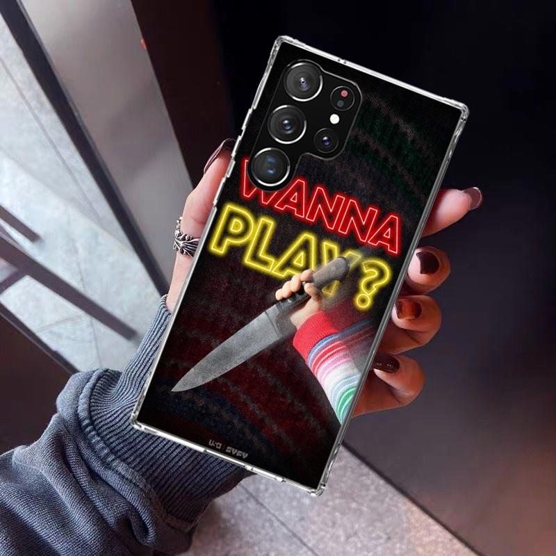 Chucky Child's Play Phone Case For Samsung Galaxy S23 S24 S25 Edge S26 Ultra S22 + S21 Plus S20 FE Cover Silicone Print Shell Ga