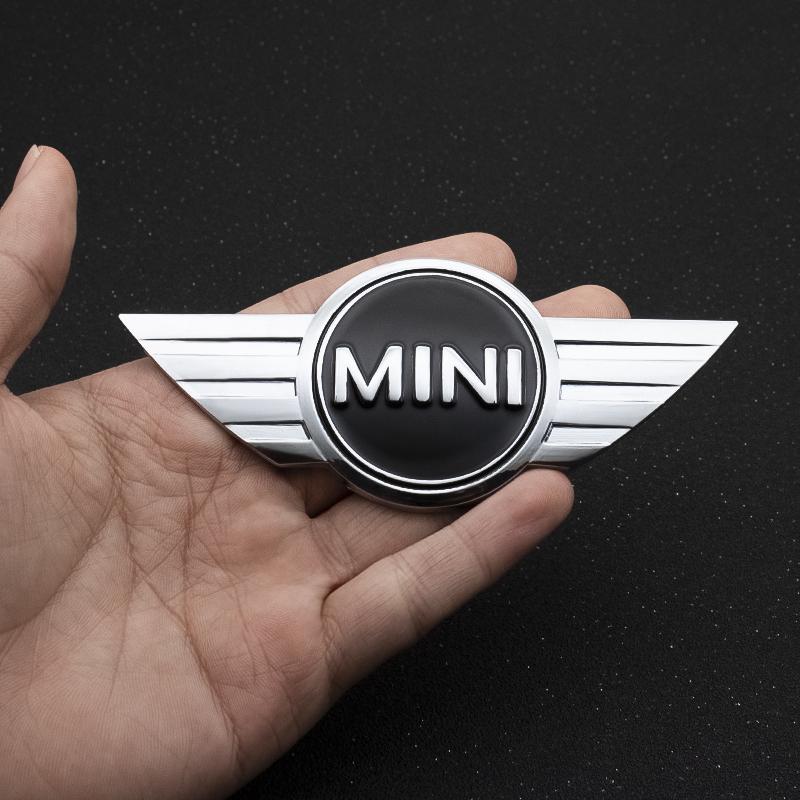 Car Hood Front Bonnet Grill Rear Trunk Emblem Logo Badge Stickers Decal For Mini Cooper R55 R56 R50 R60 R61 Logo Auto Accessorie