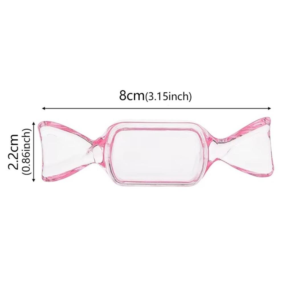 10pcs Candy Shape Earrings Jewelry Box Transparent Candy Container Cute Snack Gift Box  Wedding