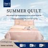 CHANSI Washed Ice Silk Embroidered Quilt