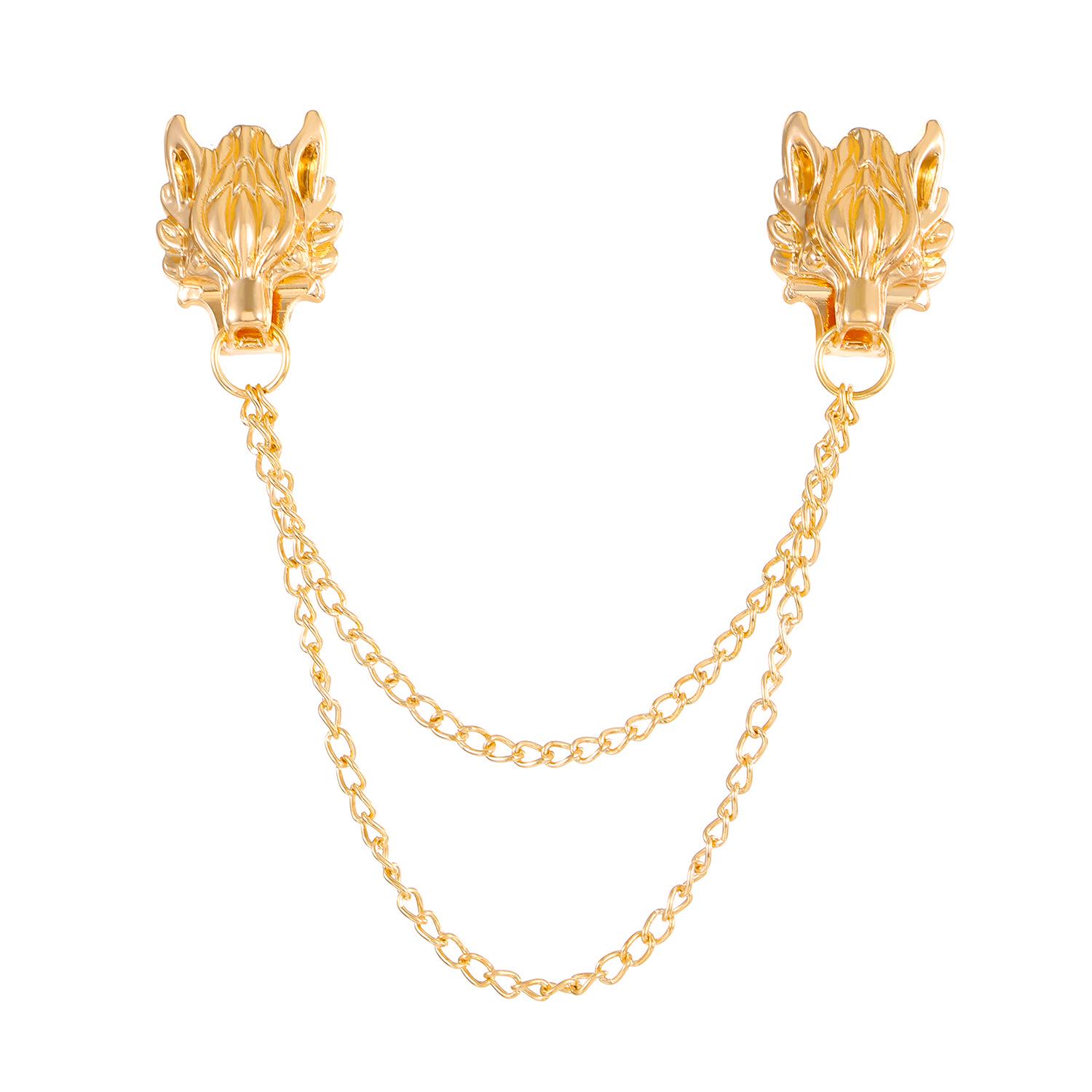 

Мужская брошь в стиле ретро с головой дракона Пиксю: Креативная брошь-значок из сплава для костюмов