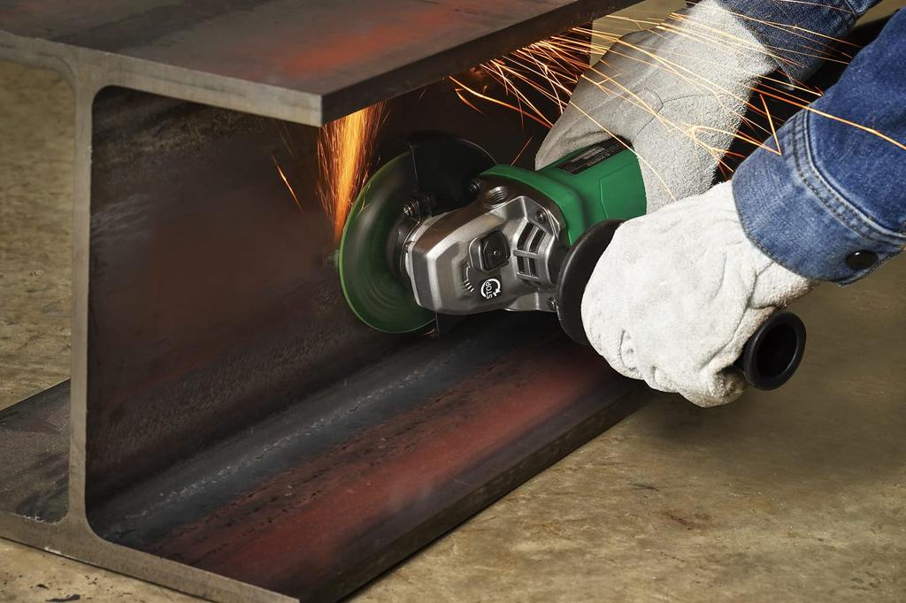 HiKOKI AC100V 125mm Electronic Disc Grinder with Variable Speed Function and Slide Switch Type G13VE2 (Hikoki)