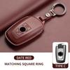 Genuine Leather Auto Smart Key Fob Cover Case Housing Fit For Bmw X1 X3 X5 X6 X7 1 3 5 6 7 Series G20 G30 G11 F15 F16 G01 G02 F48 Keyless Key Fob