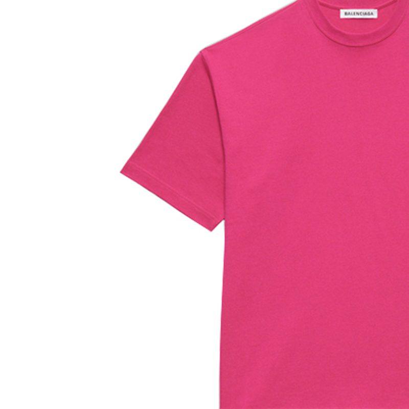 Balenciaga T Shirts Unisex Crew Neck Moderate Straight Fit 556104TBV435630