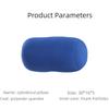 Pernă cilindrică cu particule de spumă - Suport pentru gât și talie de culoare solidă pentru utilizare la birou și somn