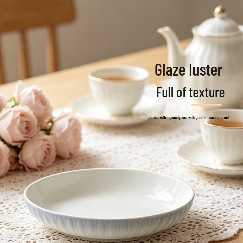 Huaqingge Nordic Ceramic Deep Dinner Plates