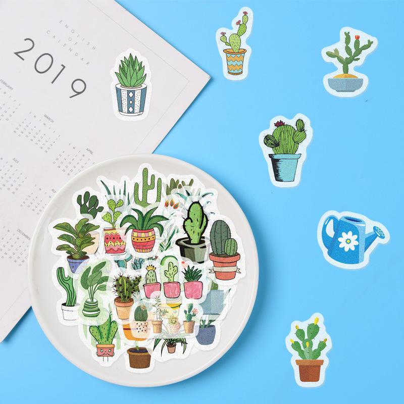 About 10g Product Bag Stickers Cartoon Elements 40 Pieces of Hand Account Kawaii Material DIY Decoration and Paper Stickers